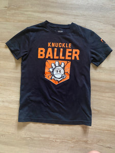 UA 'Knuckle Baller' Baseball Tee, XS (7)