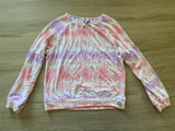 Lucky Brand Tie Dye Long Sleeve, L(14/16)