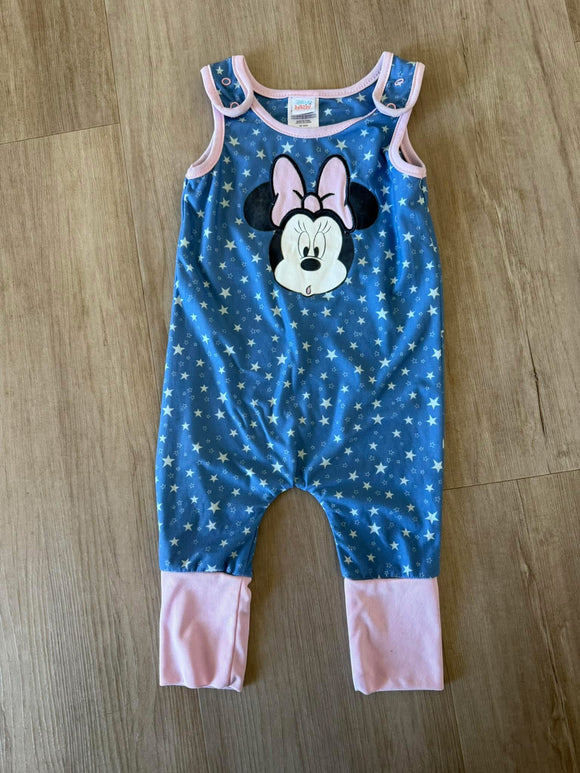 Disney Baby Minnie Mouse Grow-with-me Romper, 3-12M