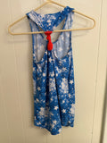 Cat & Jack Blue Tie Dye Star Dress, M(7/8)