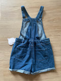 'Good Vibes' Denim Overalls, 14