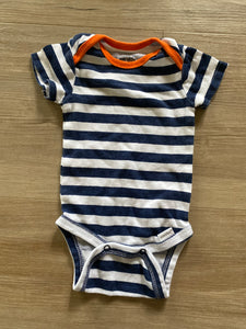 Oneises Brand Striped Onesie, 0-3M