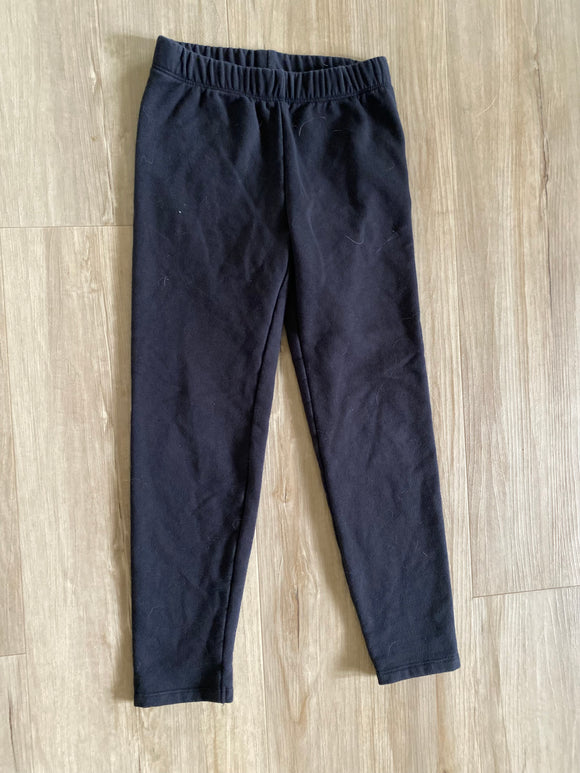 Jumping Beans Fleece Black Leggings, 6