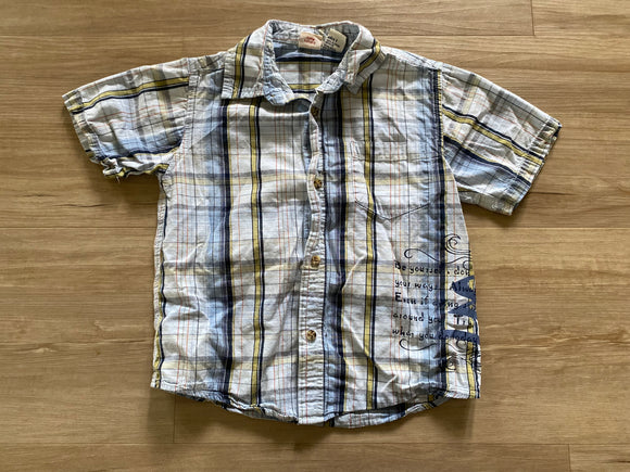 Faded Glory 'Be Yourself' Button Down, 5T