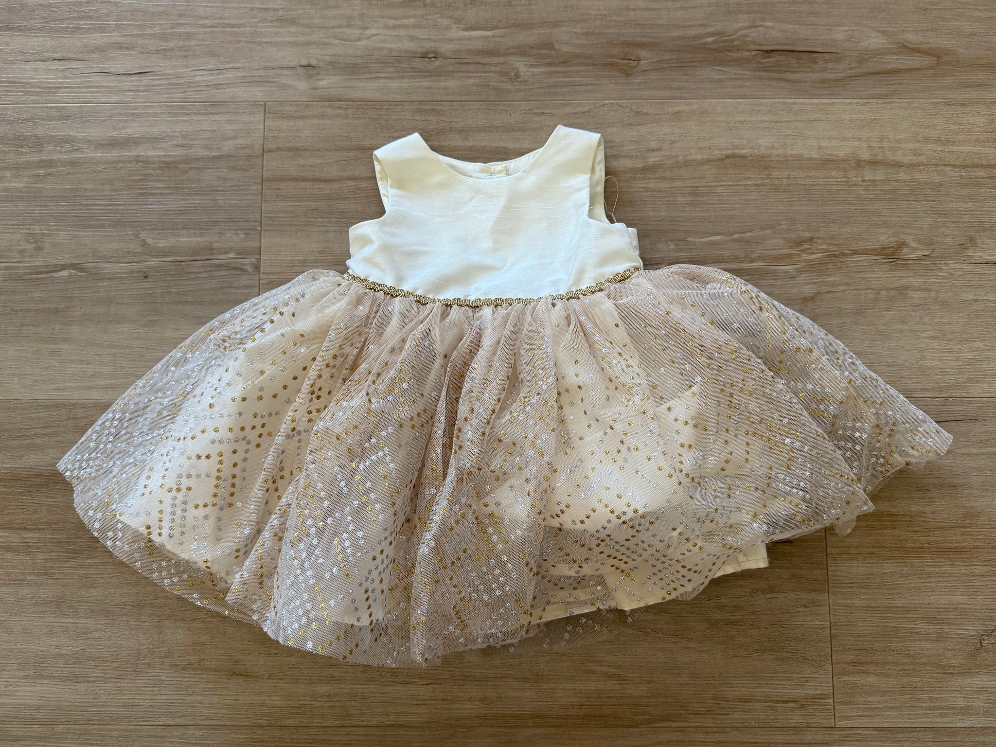 Pippa & Julie Cream/Gold Fancy Dress, 3M Little Cubs Closet, LLC Pippa & Julie Cream/Gold Fancy Dress, 3M Little Cubs Closet, LLC