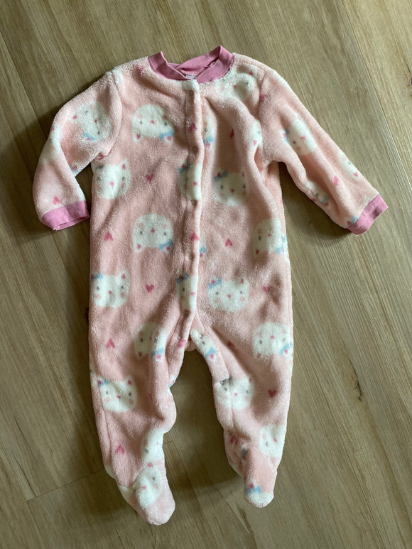 Baby Gear Fleece Kitty Sleeper, 6-9M