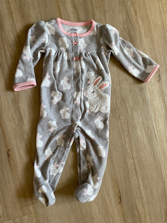 Carter's Bunny Fleece Sleeper, 6-9M