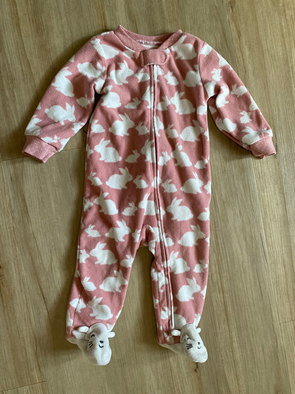 Carter's Bunny Fleece Sleeper, 9M