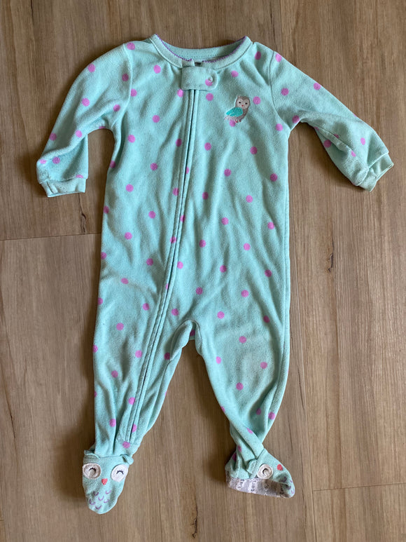 Carter's Owl Fleece Sleeper, 12M