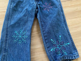 Snowflake Denim Pants, 2T