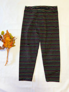 Sparkly Striped Leggings, 4T