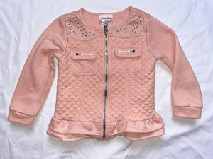 Sparkly Pink, Arrow, Zip Up, 3T