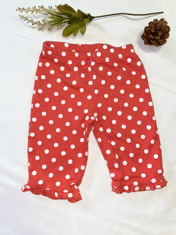 Pink, White Polka-Dot Pants, 3M