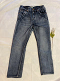 Blue, White Wash Jeans, 14