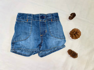 Denim Shorts, 6-12M