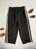 Black With White Stripes Pants 12M