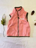 Pink Fleece Vest, 12M