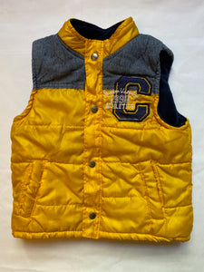 Yellow Puffer Vest 3T