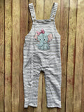 Peppy Mini Elephant Overalls, 3T