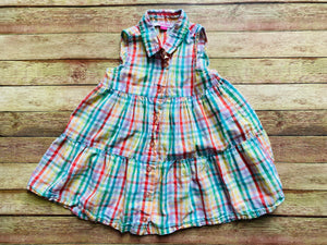 Ruffle Butts Checkered Dress, 3T