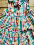 Ruffle Butts Checkered Dress, 3T