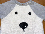 Fleece Polar Bear Pullover, M(10/12)