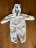 White Bear Fleece Winter Bodysuit, 3M