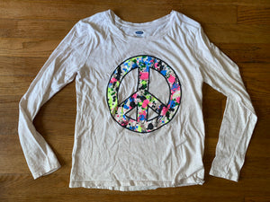 Peace Long Sleeve, XL(14-16)