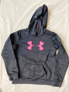 Pink/Black Under Armour Sweatshirt, YLG(14-16)