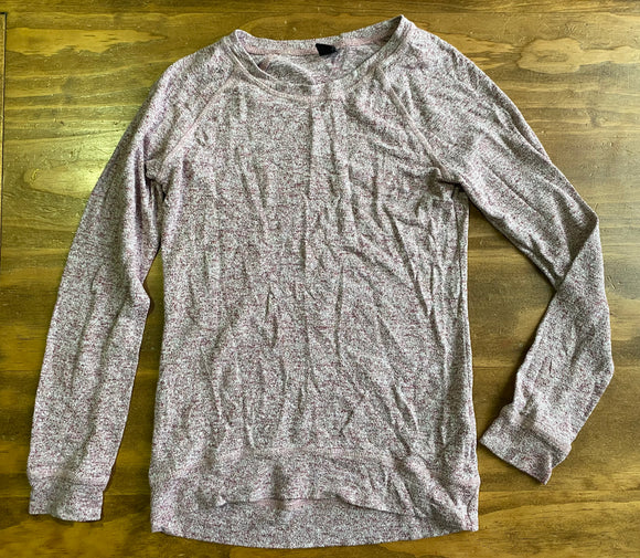 Soft Purple Speckled Long Sleeve, M(10-12)