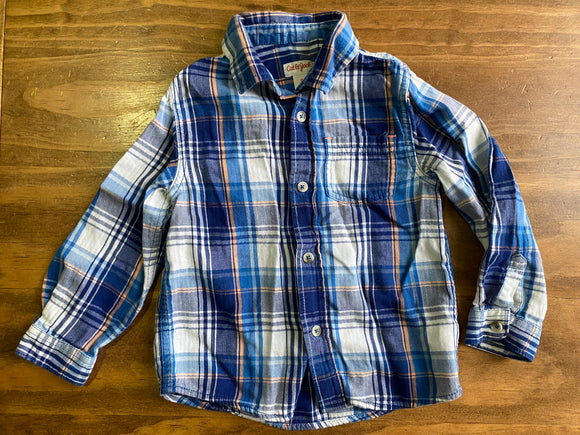 Button Down Flannel, 5T