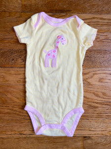 Giraffe Long Sleeve Onesie, 9M