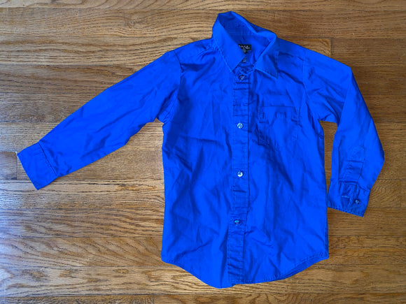 Blue Dress Shirt, XS (4-5)