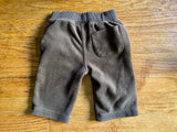 Brown Fleece Pants, 3-6M