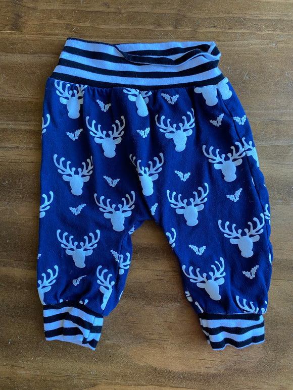 Boutqiue Reindeer Pants, 0-3M