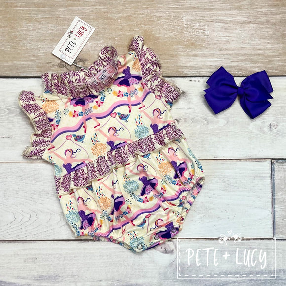 Pretty Ballerina Romper, 12-18M