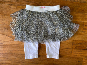 Cheetah Skirt Leggings, 6-9M