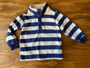 Carter's Fleece Striped Pullover, 2T