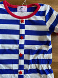 Patriotic Cotton Romper, 6-9M & 9-12M