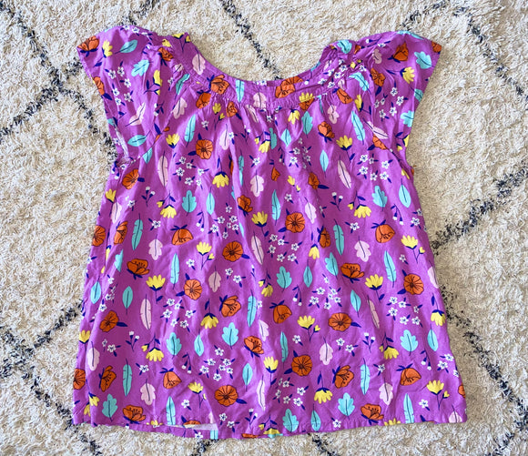 Loose Floral Tunic, L(10/12)