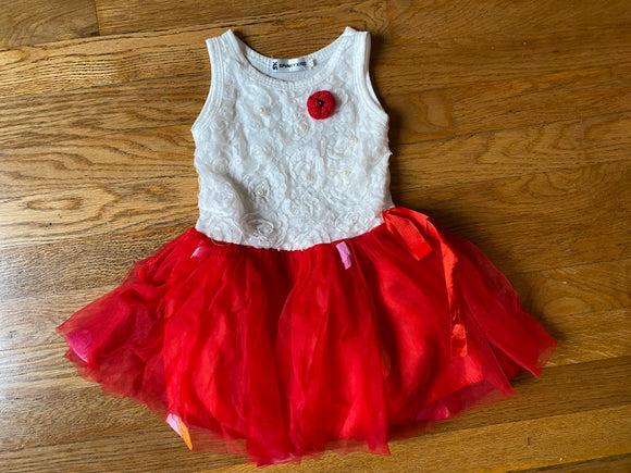 Red Tulle Dress, 12M