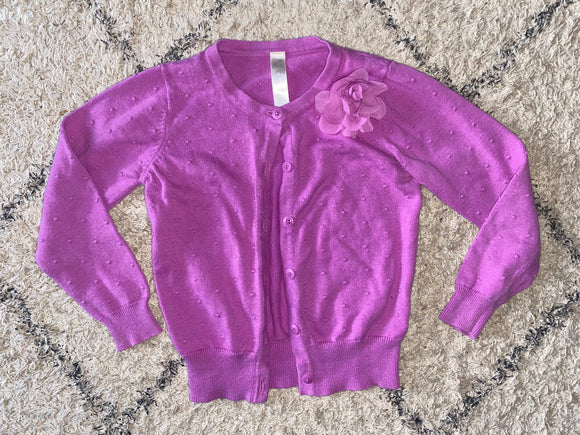 Purple Cardigan, 4T