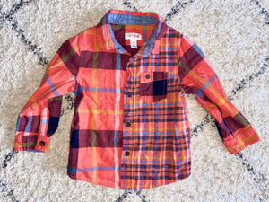 Orange Cat & Jack Button Down, 2T