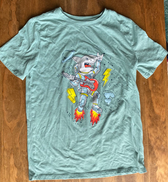 Rockstar Shark Tee, XL(16)