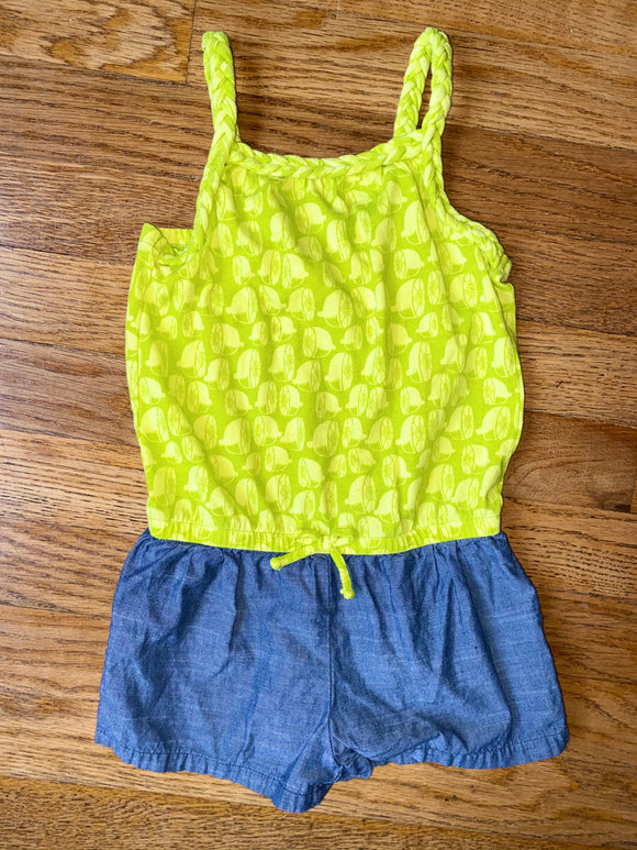 Lemon Romper, 2T