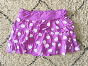 Purple, Polka Dot Skort, L(10-12)