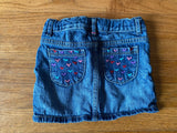 Denim Heart Skirt, 5T