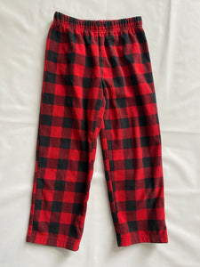 Buffalo Plaid Fleece Pajama/Lounge Bottoms, 6