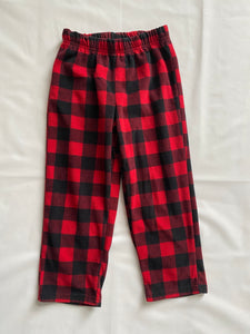 Buffalo Plaid Fleece Pajama/Lounge Bottoms, 5