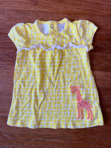 Giraffe Dress, 6-9M